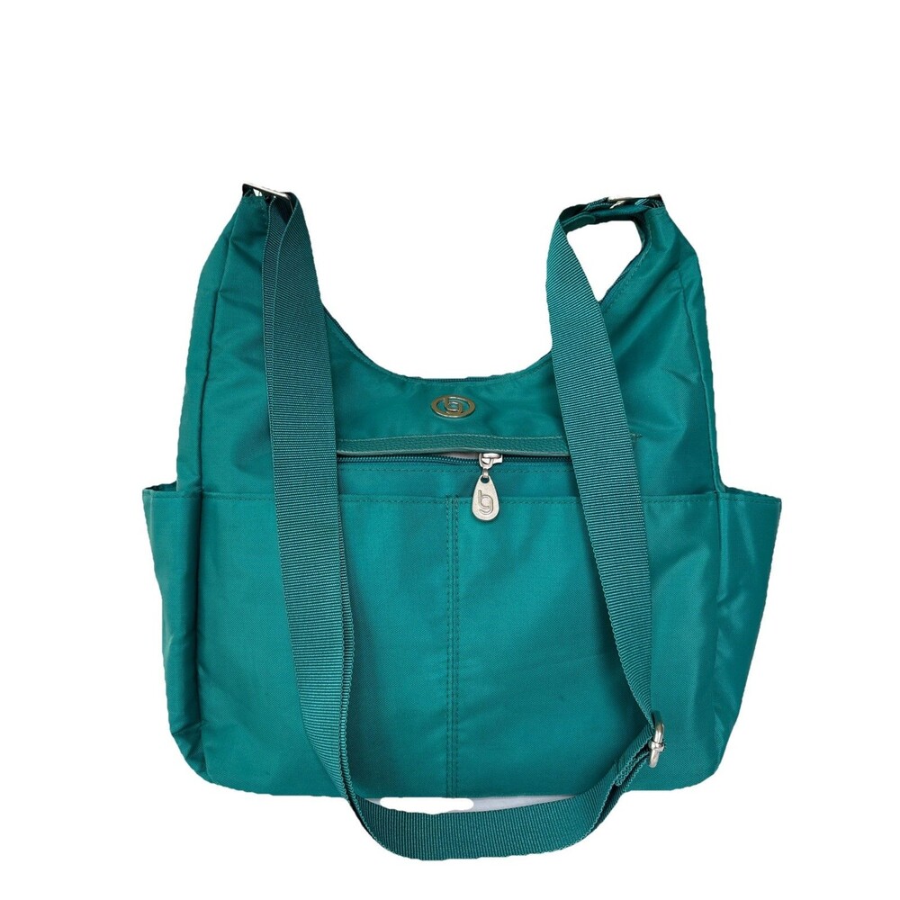 Baggallini Phoenix Hobo Crossbody Seafoam RFID Travel Bag Lightweight organizer